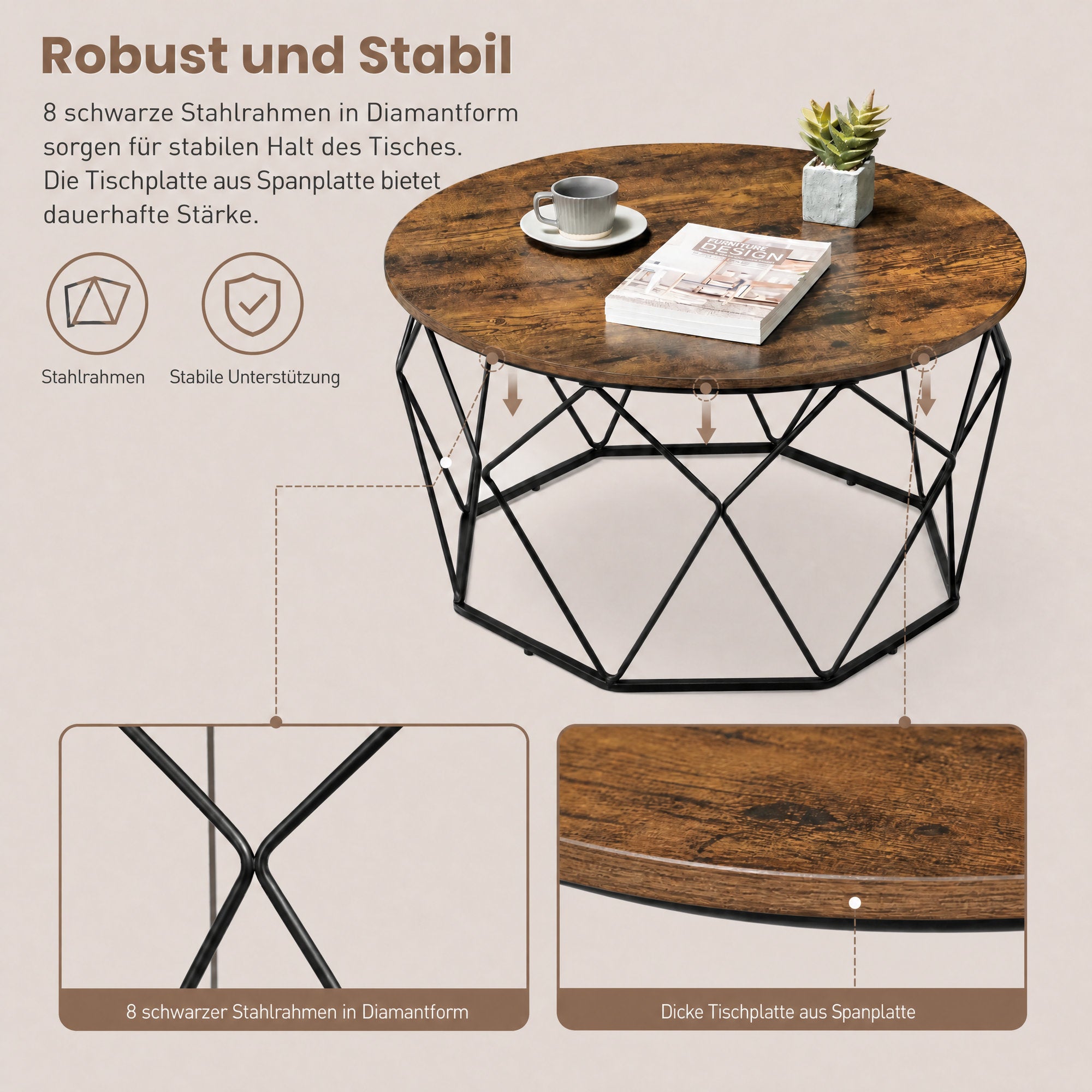 Couchtisch, Beistelltisch, Wohnzimmertisch