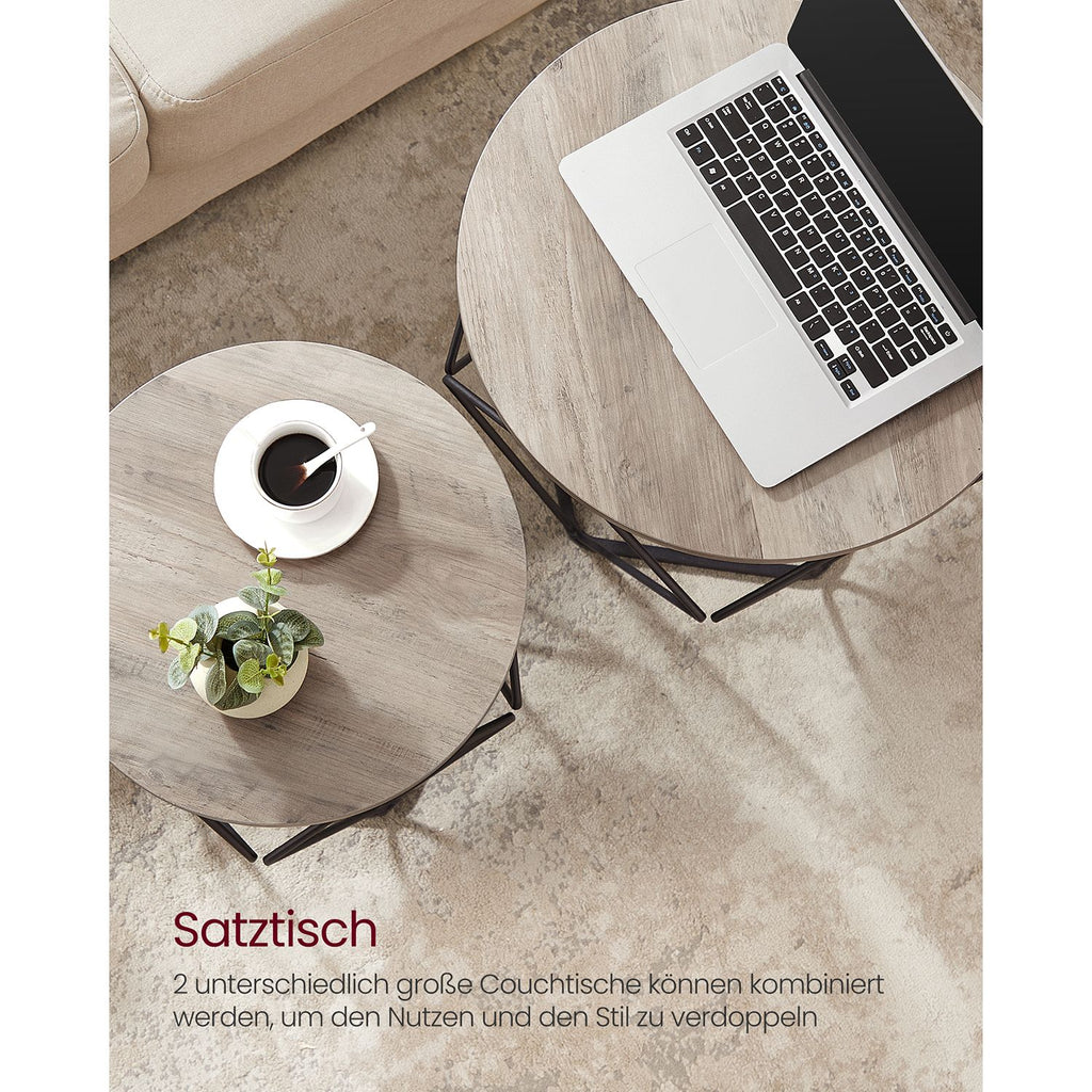 Kleiner Couchtisch 2er Set