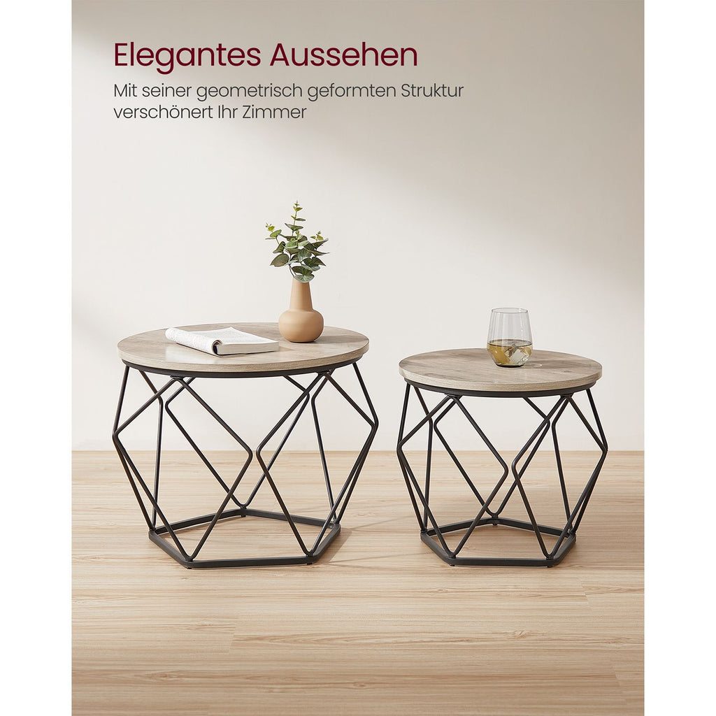 Kleiner Couchtisch 2er Set