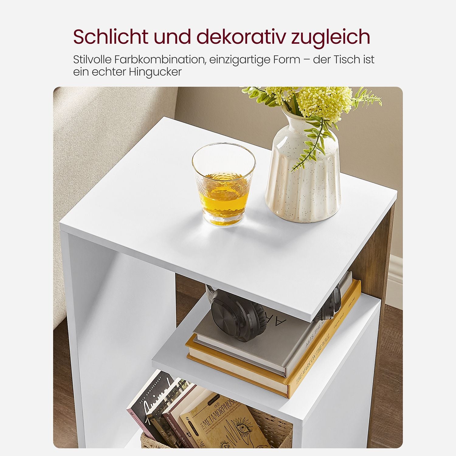 Beistelltisch mit Ablage