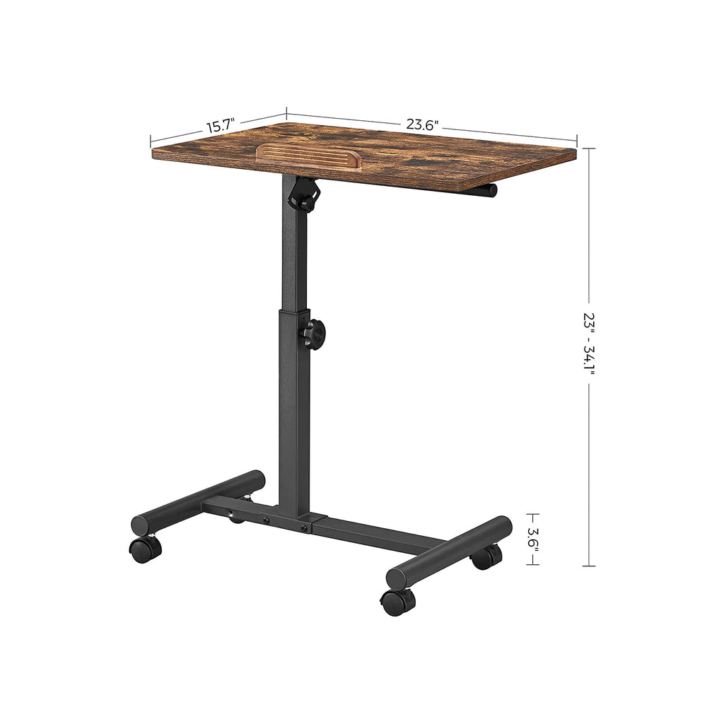 Industriestil Beistelltisch Vintagebraun-Schwarz