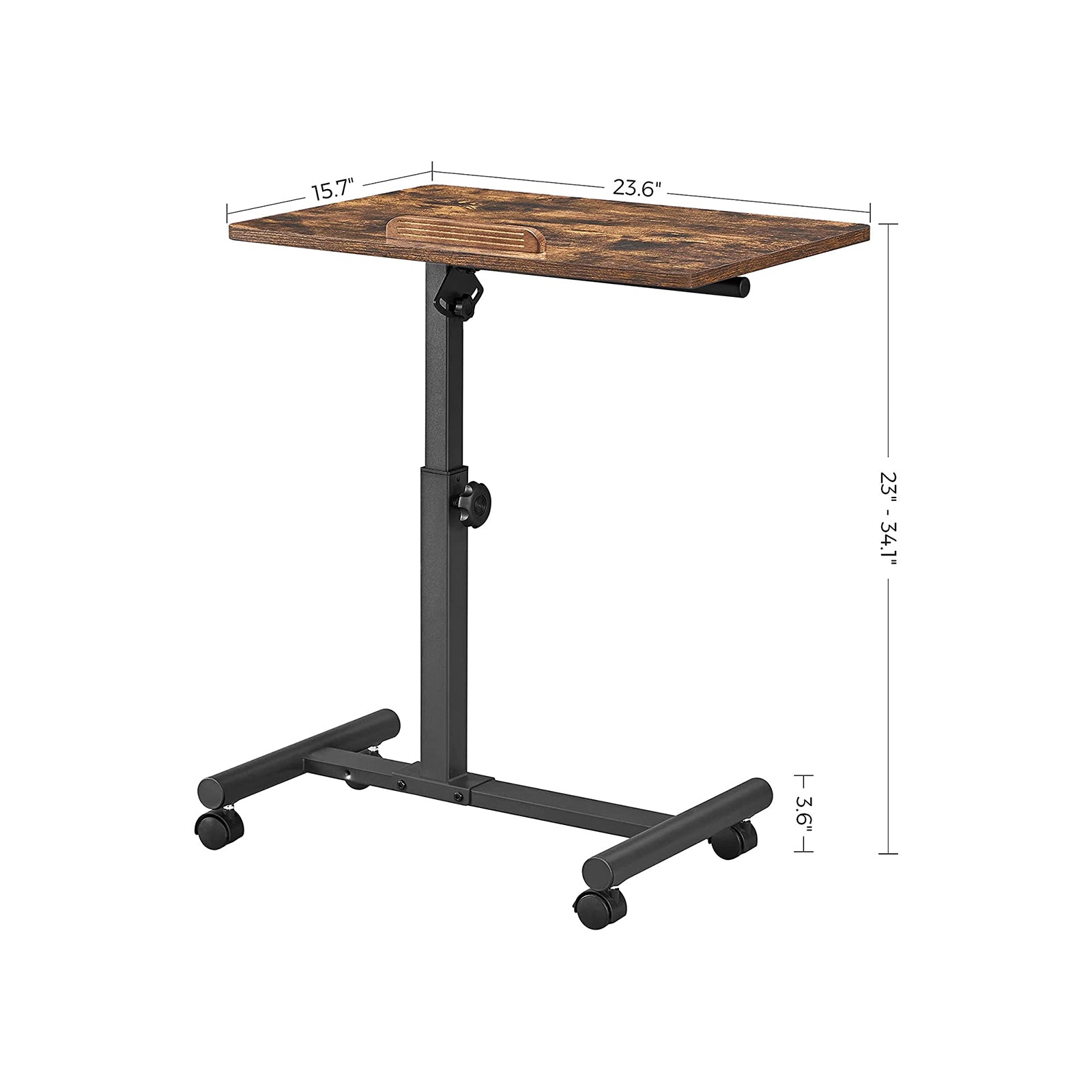 Industriestil Beistelltisch Vintagebraun-Schwarz