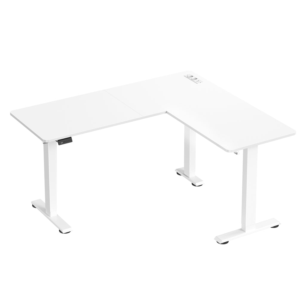 L-förmiger Eckschreibtisch, Höhenverstellbarer Schreibtisch, 160 x 140 cm