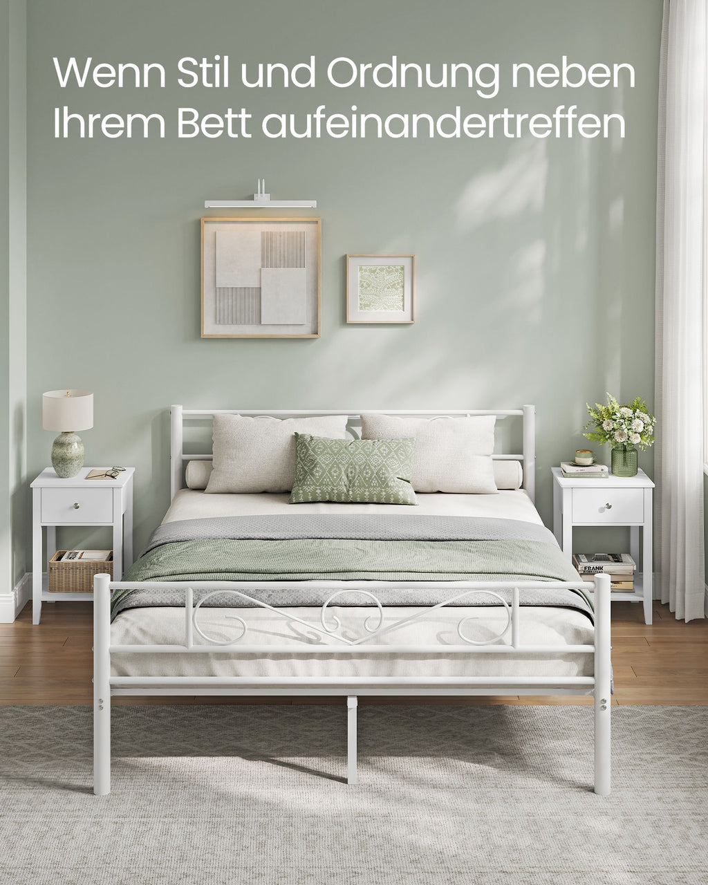 Nachttisch aus Bambus mit Schublade