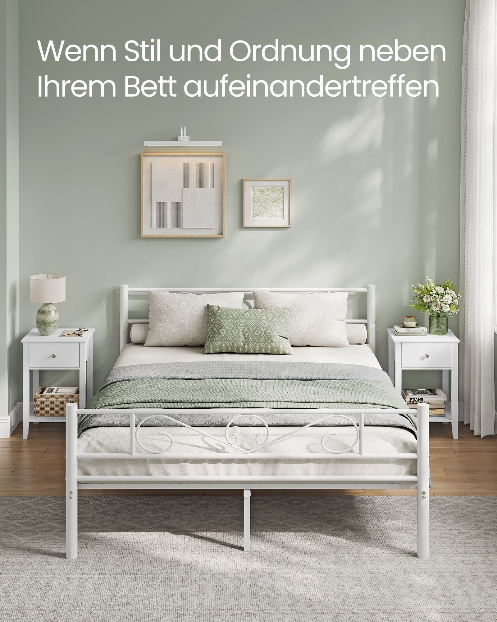 Nachttisch aus Bambus mit Schublade
