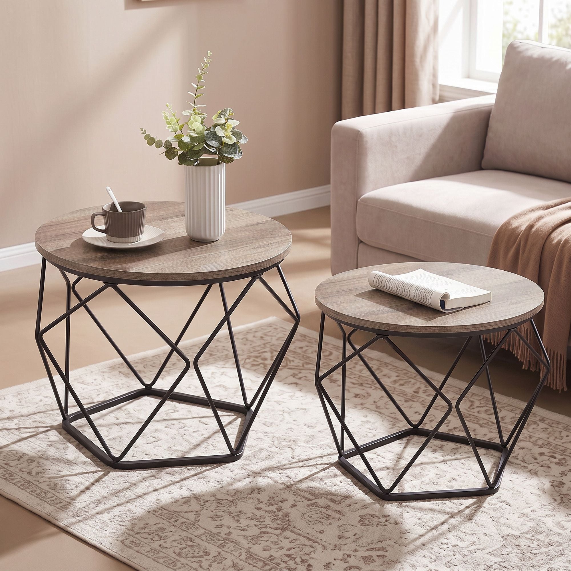 Kleiner Couchtisch 2er Set