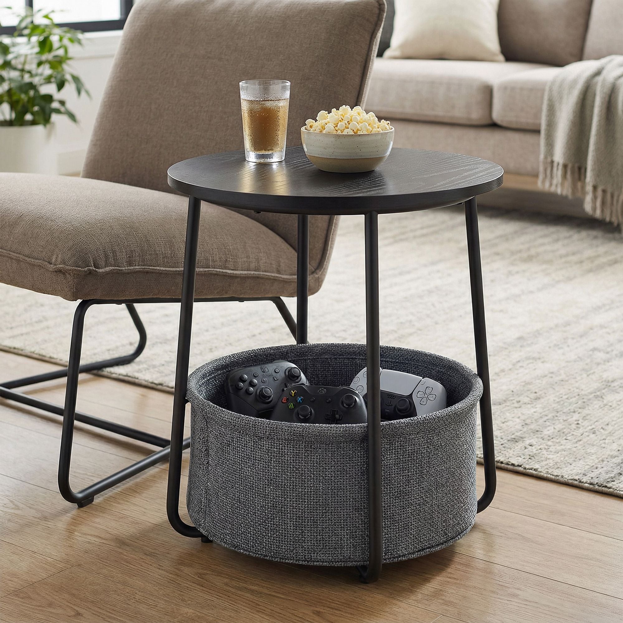 Beistelltisch rund, kleiner Tisch, Couchtisch klein