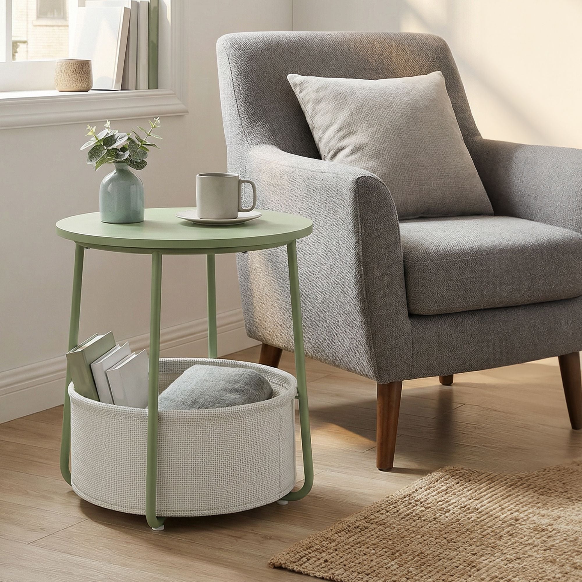 Beistelltisch rund, kleiner Tisch, Couchtisch klein