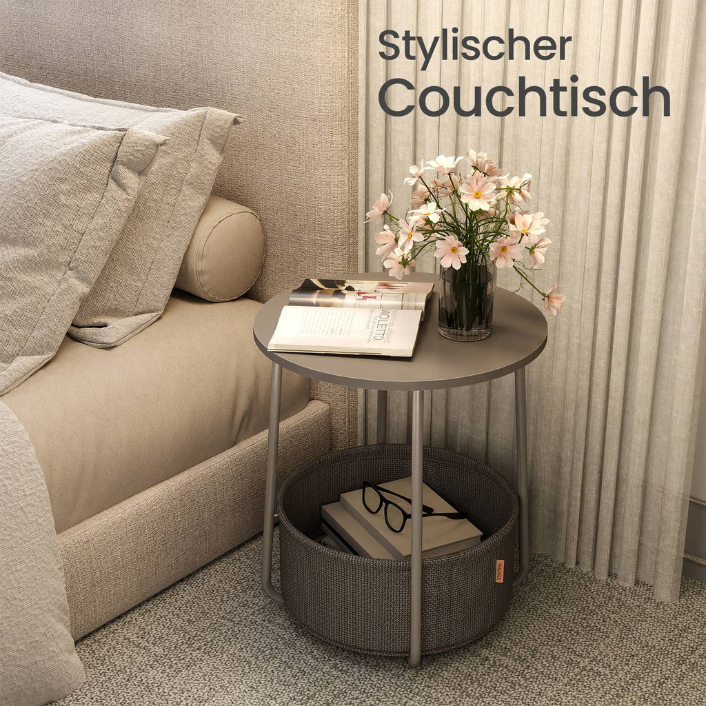 Beistelltisch rund, kleiner Tisch, Couchtisch klein