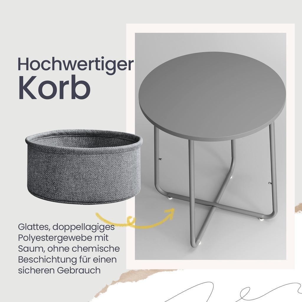 Beistelltisch rund, kleiner Tisch, Couchtisch klein