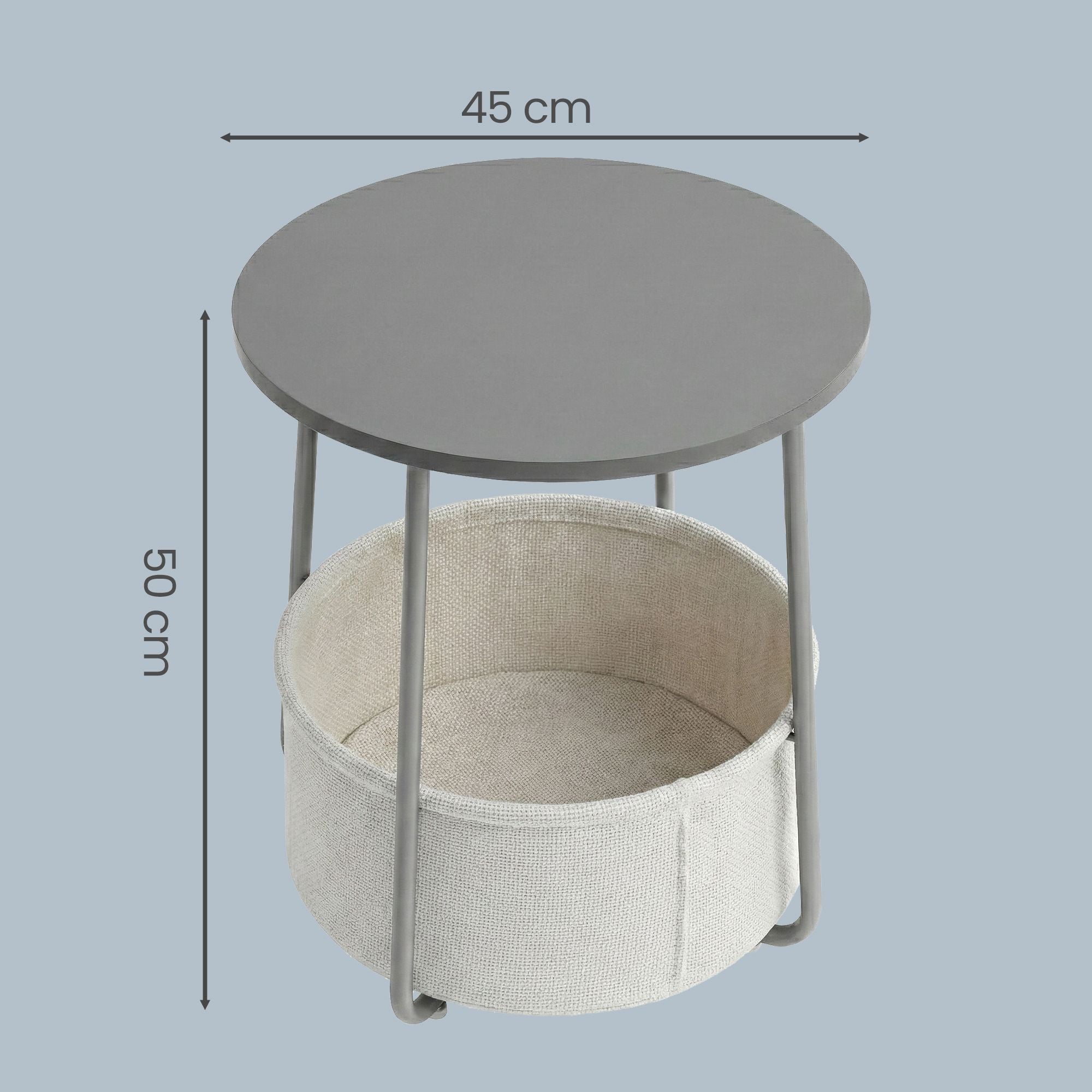 Beistelltisch rund, kleiner Tisch, Couchtisch klein