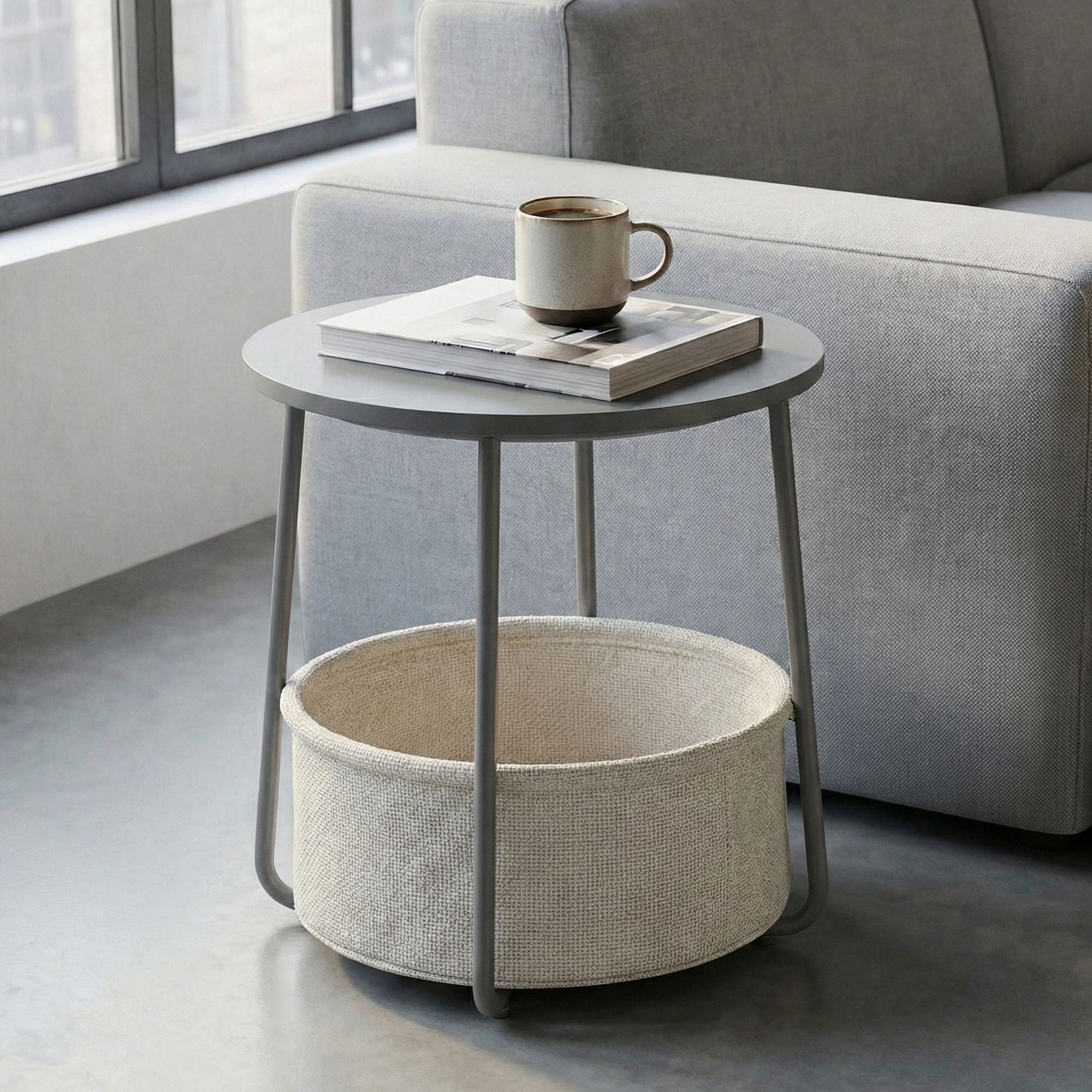 Beistelltisch rund, kleiner Tisch, Couchtisch klein