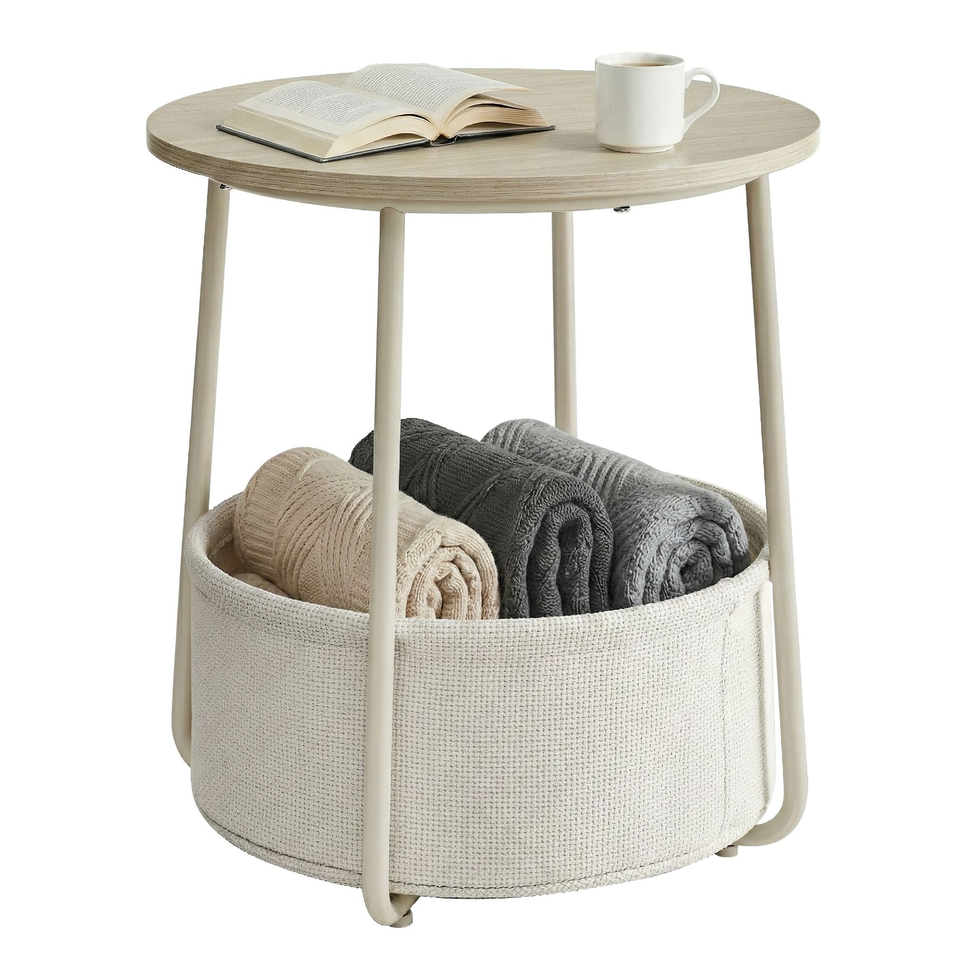 Beistelltisch rund, kleiner Tisch, Couchtisch klein