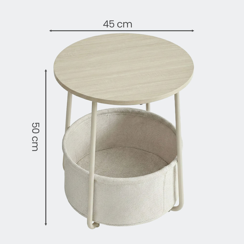 Beistelltisch rund, kleiner Tisch, Couchtisch klein