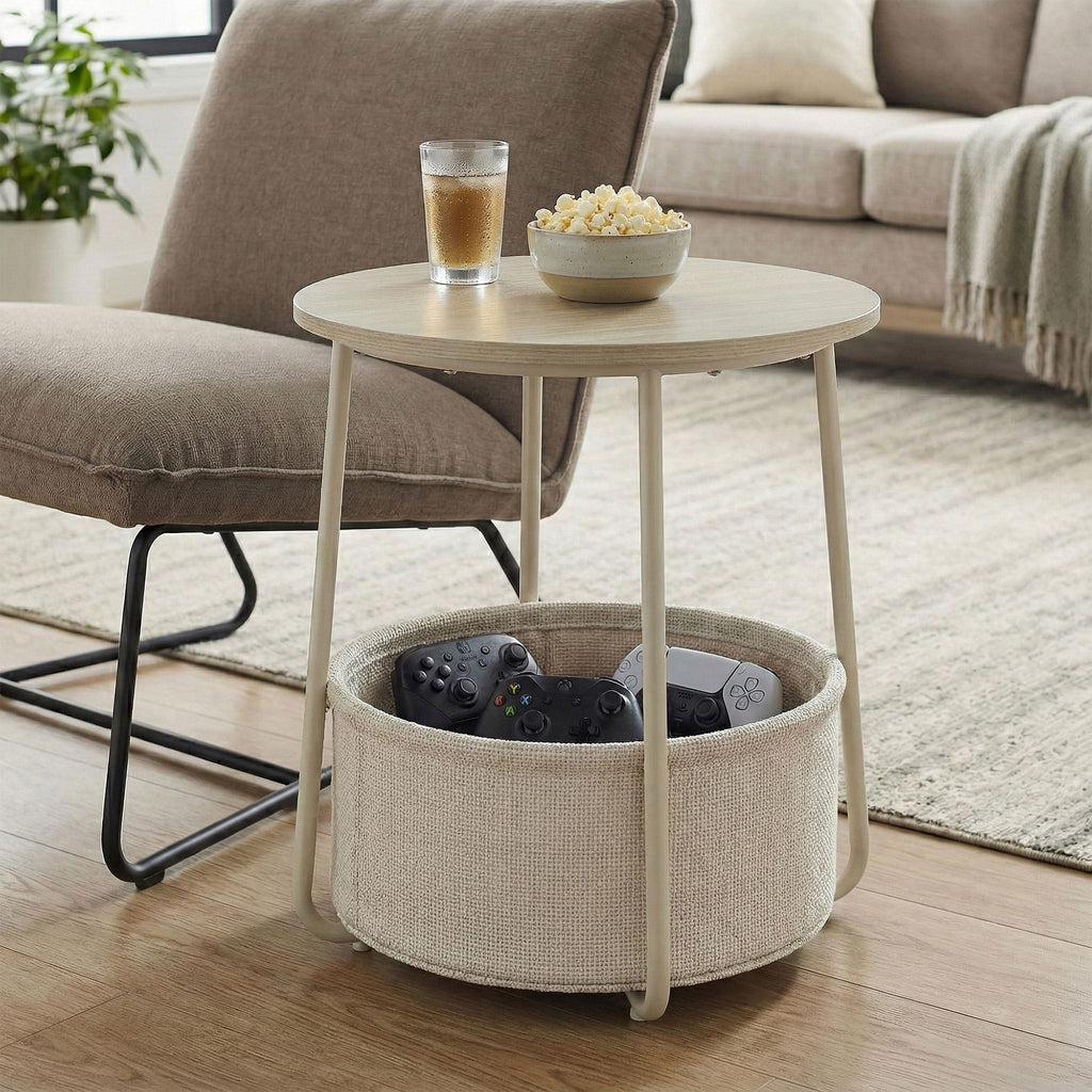 Beistelltisch rund, kleiner Tisch, Couchtisch klein