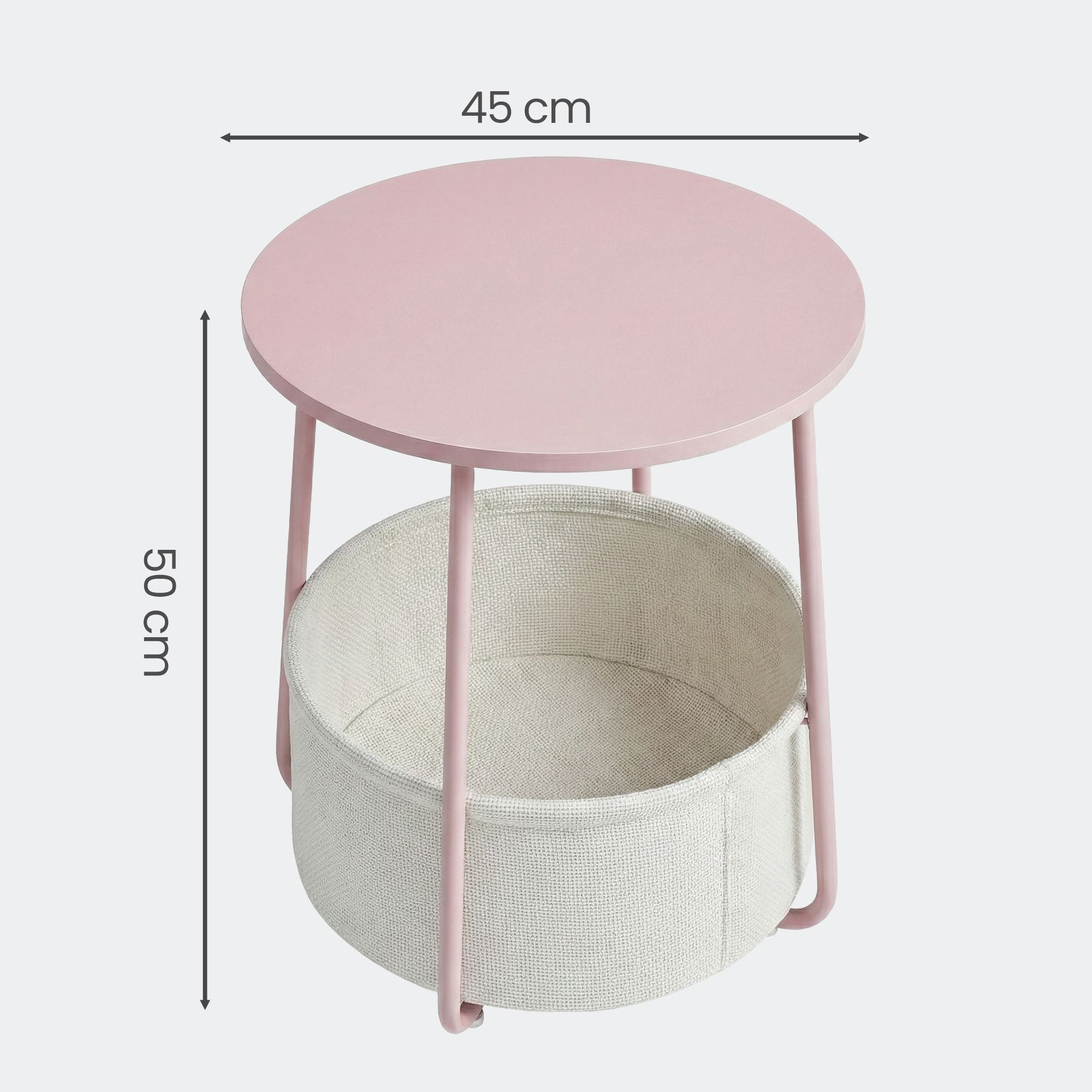 Beistelltisch rund, kleiner Tisch, Couchtisch klein
