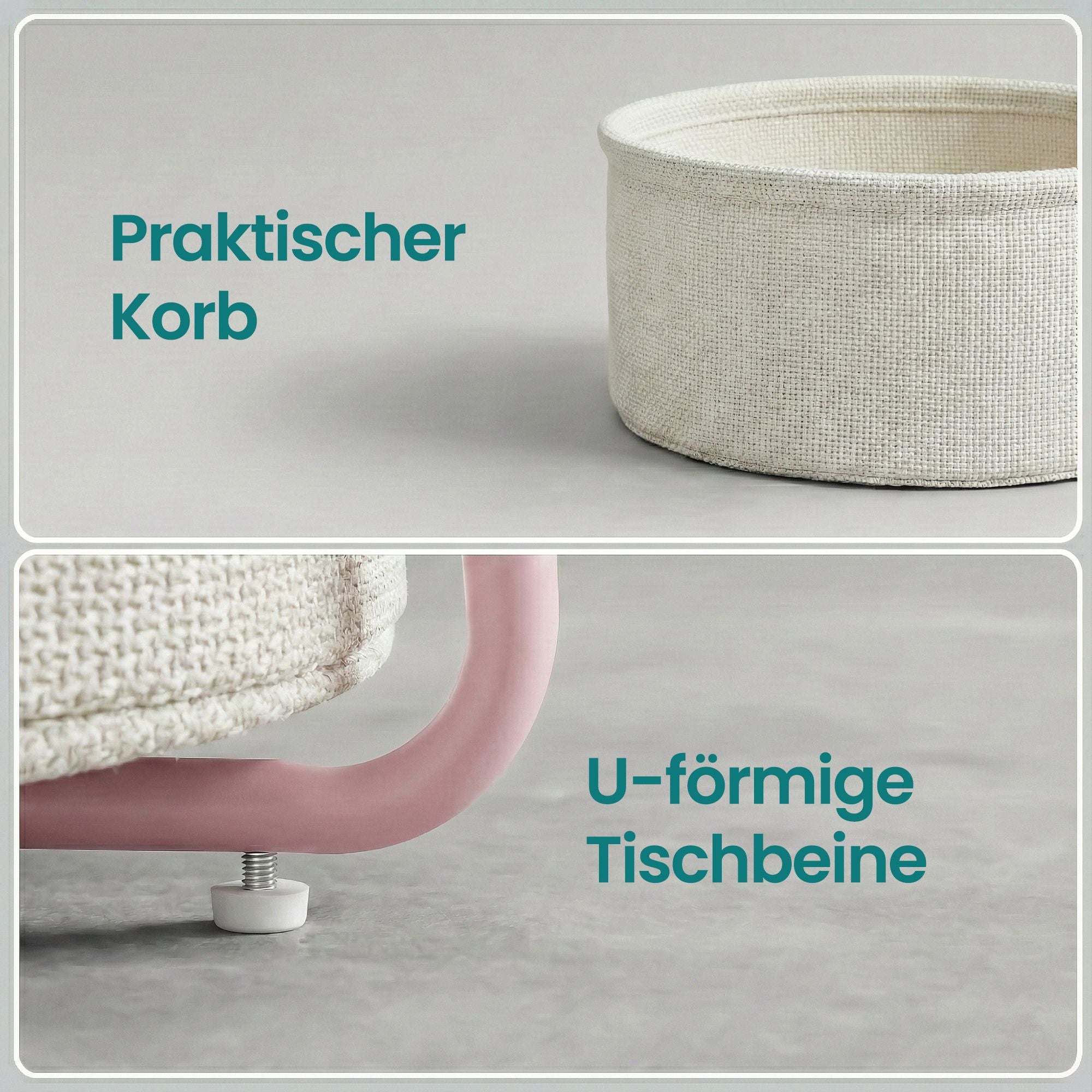 Beistelltisch rund, kleiner Tisch, Couchtisch klein