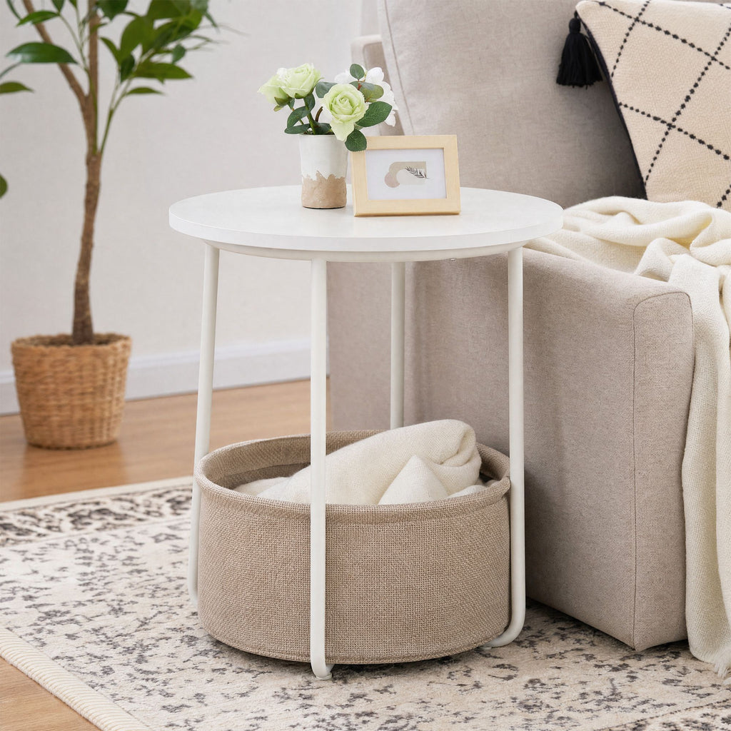 Beistelltisch rund, kleiner Tisch, Couchtisch klein