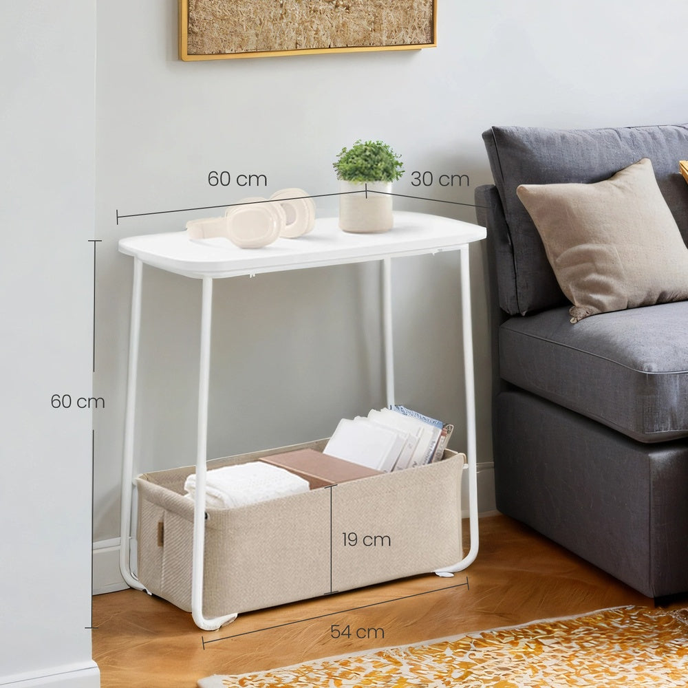 Beistelltisch eckig, Kleiner Tisch, Couchtisch klein