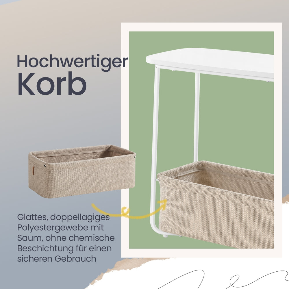 Beistelltisch eckig, Kleiner Tisch, Couchtisch klein