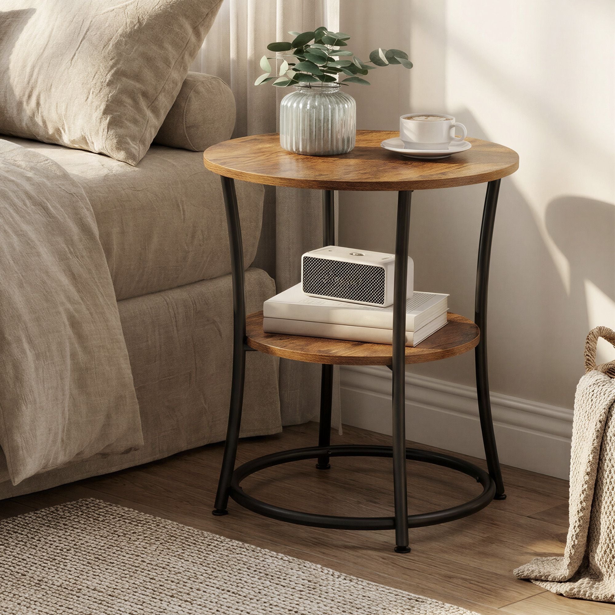 Beistelltisch, Couchtisch rund, Sofatisch