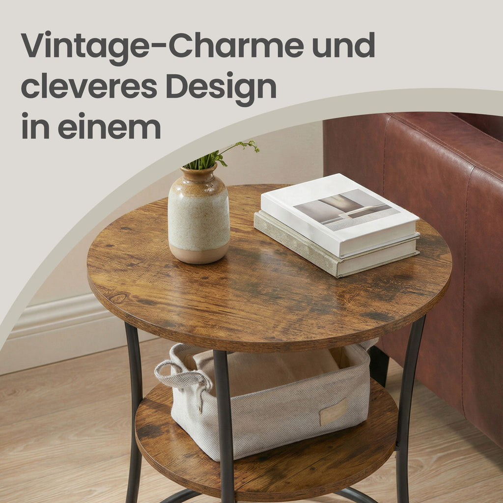 Beistelltisch, Couchtisch rund, Sofatisch