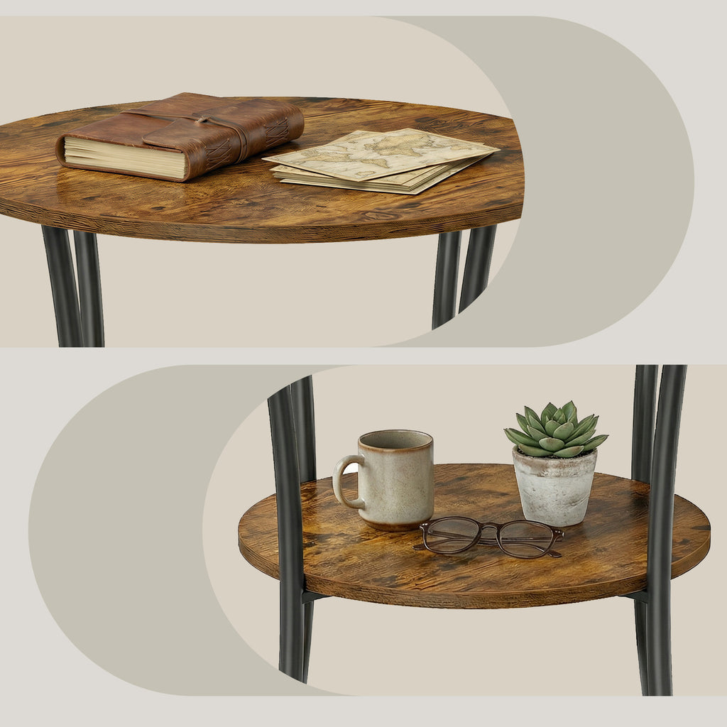 Beistelltisch, Couchtisch rund, Sofatisch