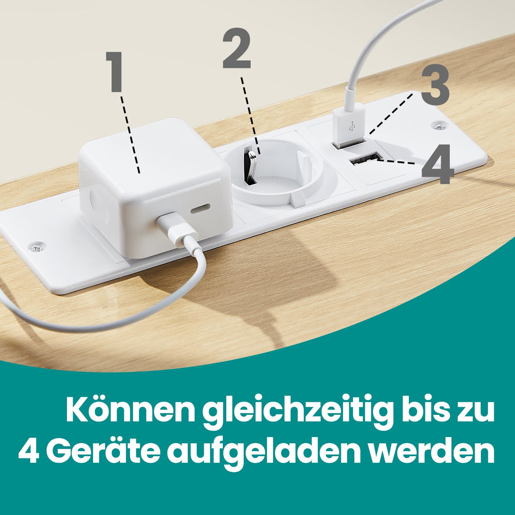 Nachttisch modern mit 3 Schubladen strohgelb