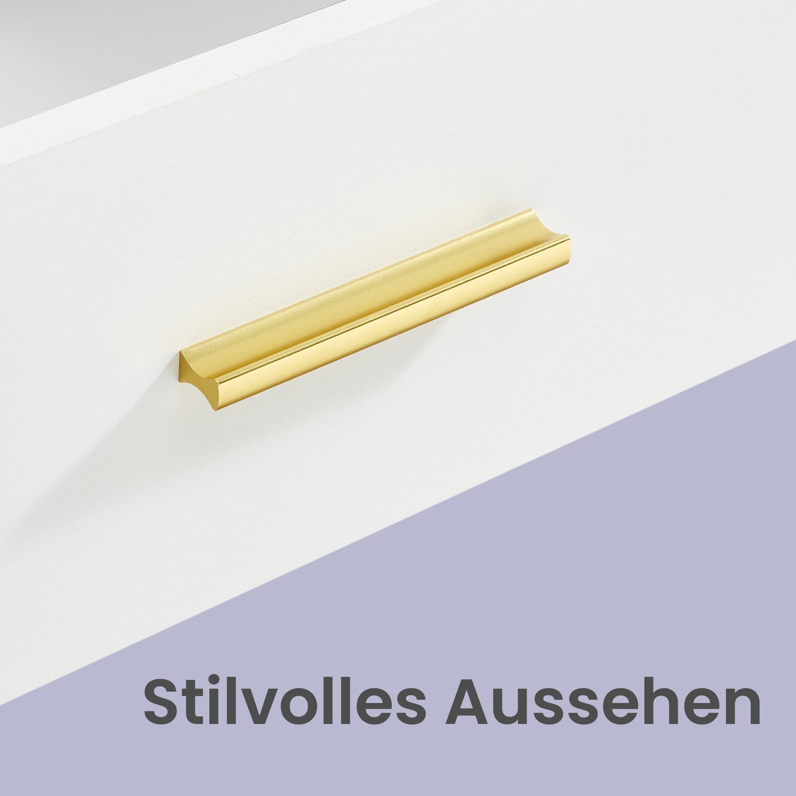 Beistelltisch mit Schubladen, 2er Set, Nachttisch aus Holz