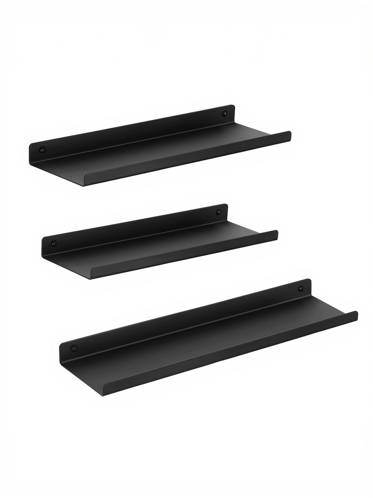 Wandregale Set aus Metall, 3er-Set, Dekorative Ablagen für Wohnzimmer