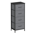 Kommode, Schrank, 4 Stoffschubladen