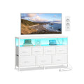 BELLAH Kollektion - Kommode mit 7 Schubladen und 1 Ablage wolkenweiß