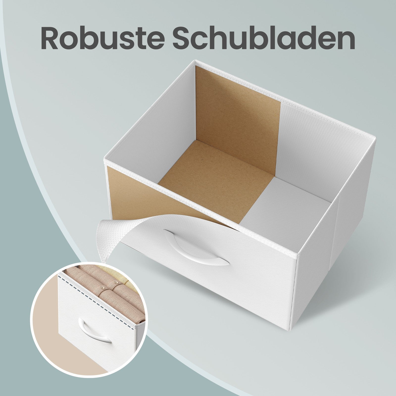Nachttisch 2er Set, 2 Schubladen, für Schlafzimmer
