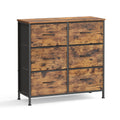 Kommode, Schrank, 6 Stoffschubladen