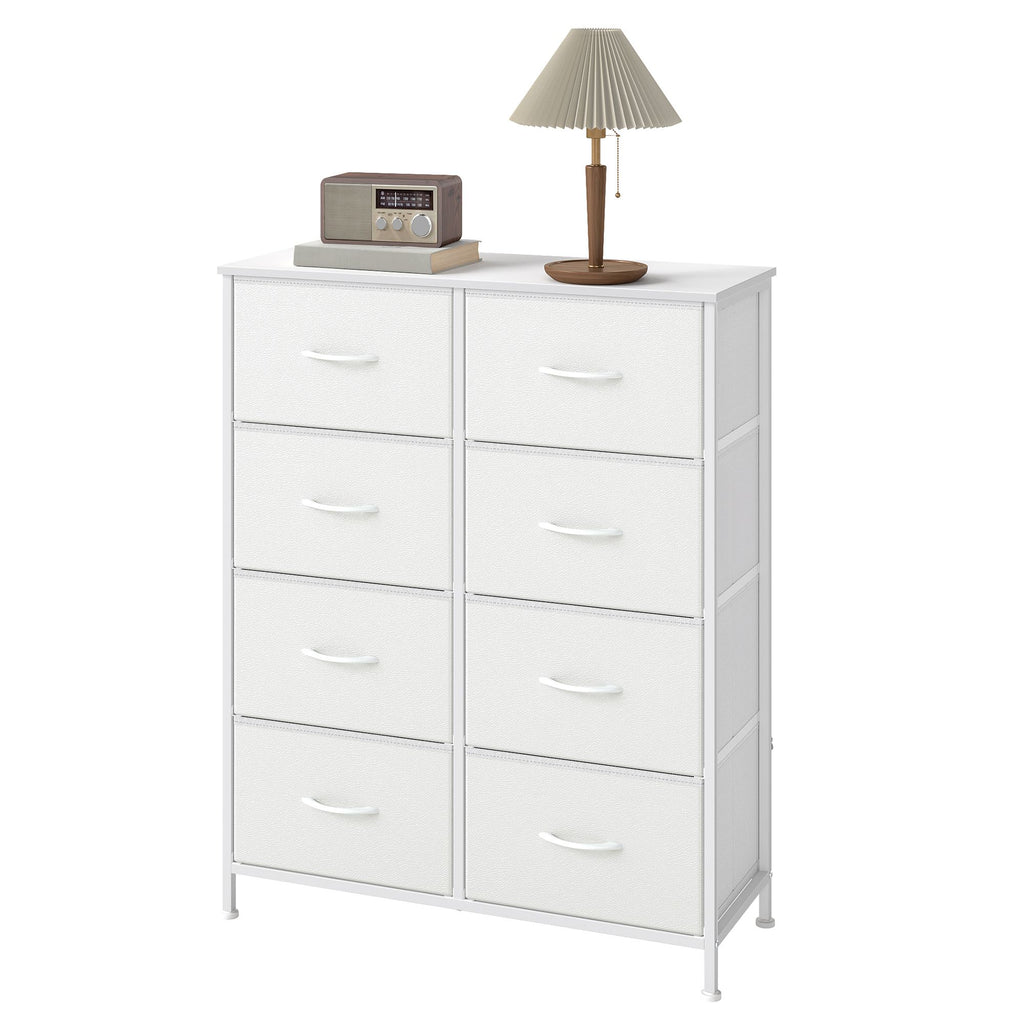 Kommode, Schrank, 8 Stoffschubladen