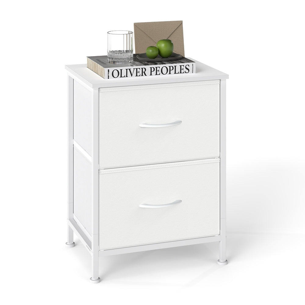 Kommode, Schrank, 2 Stoffschubladen