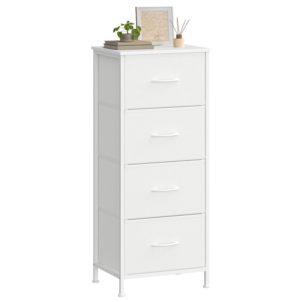 Kommode, Schrank, 4 Stoffschubladen