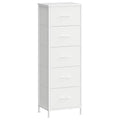 Kommode, Schrank, 5 Stoffschubladen