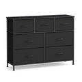 Kommode, Schrank, 7 Stoffschubladen