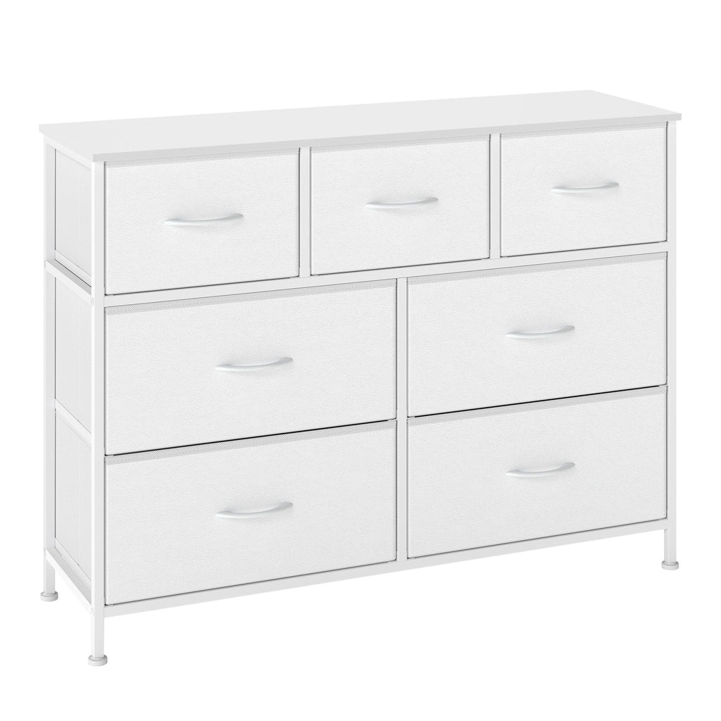 Kommode, Schrank, 7 Stoffschubladen