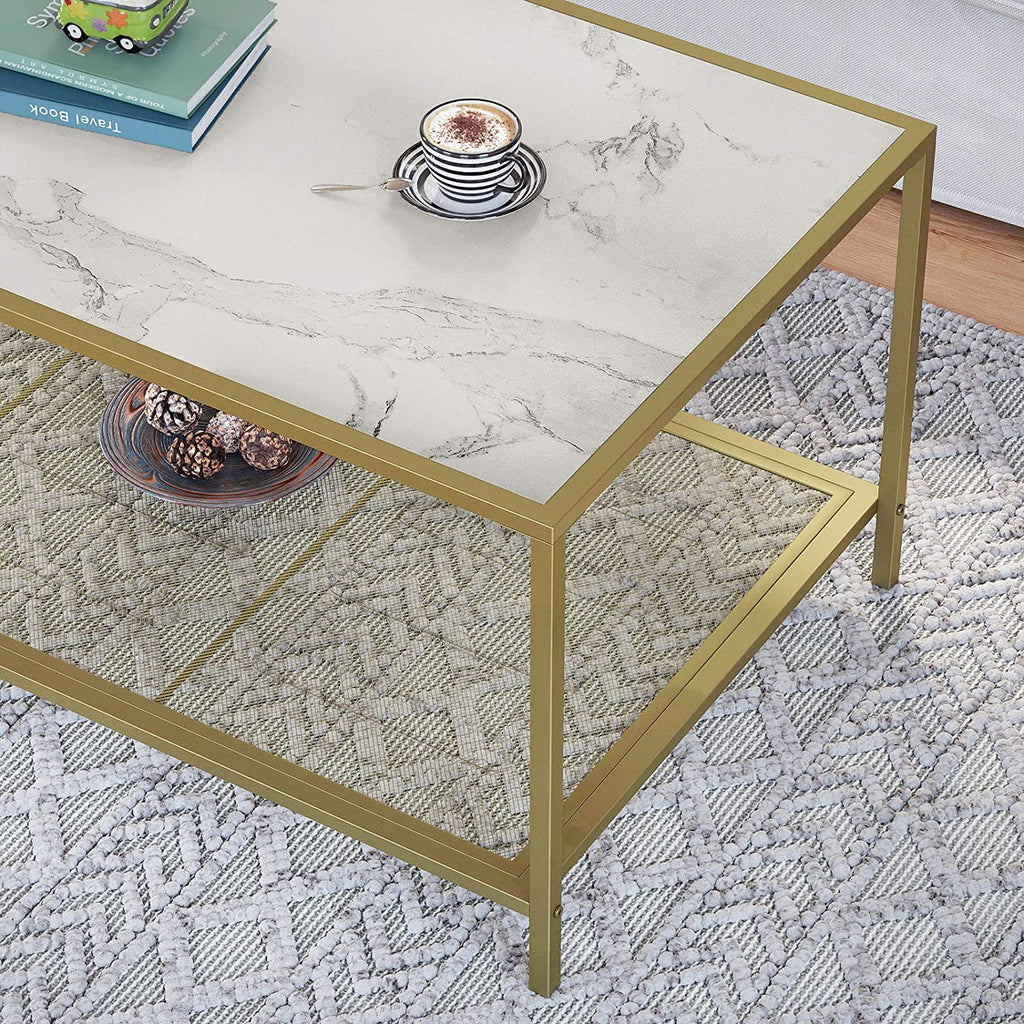 Couchtisch mit Glasoberfläche