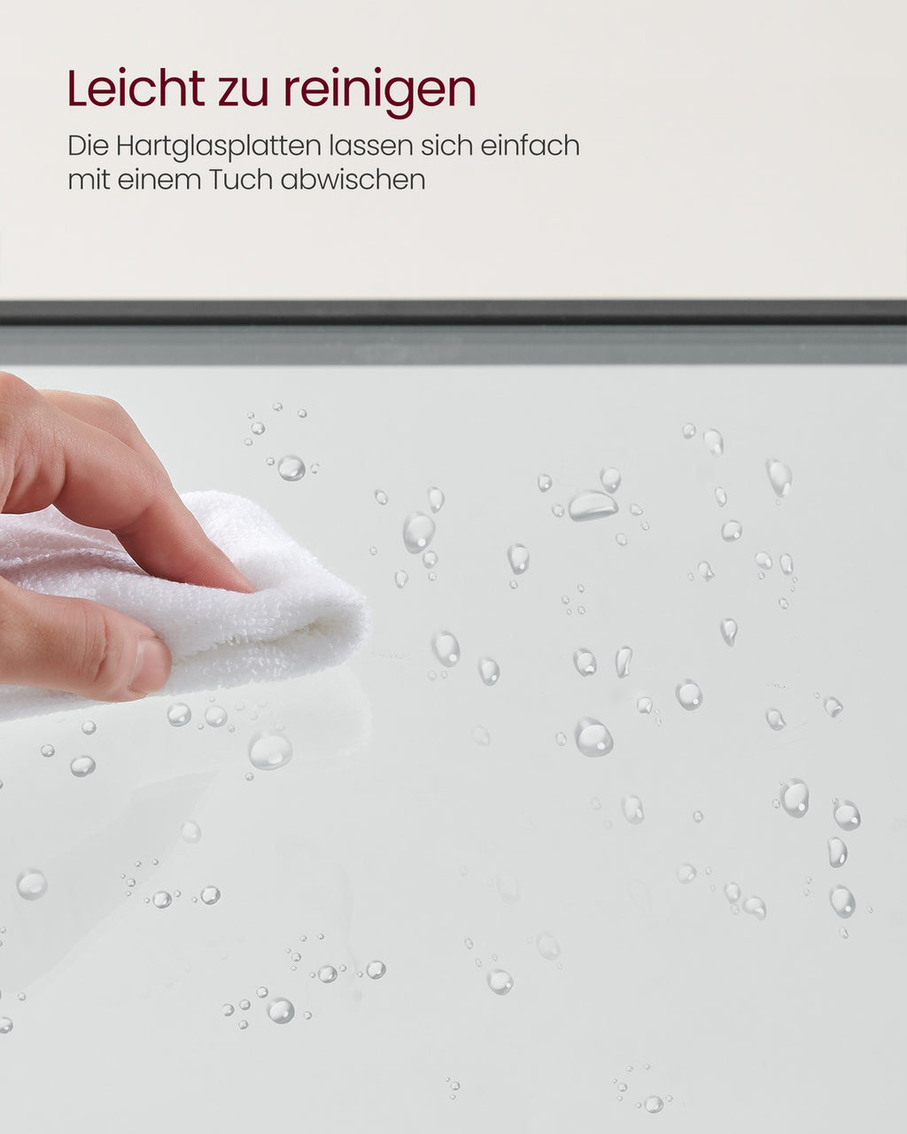 Couchtisch Glastisch Stahlgestell basisschwarz