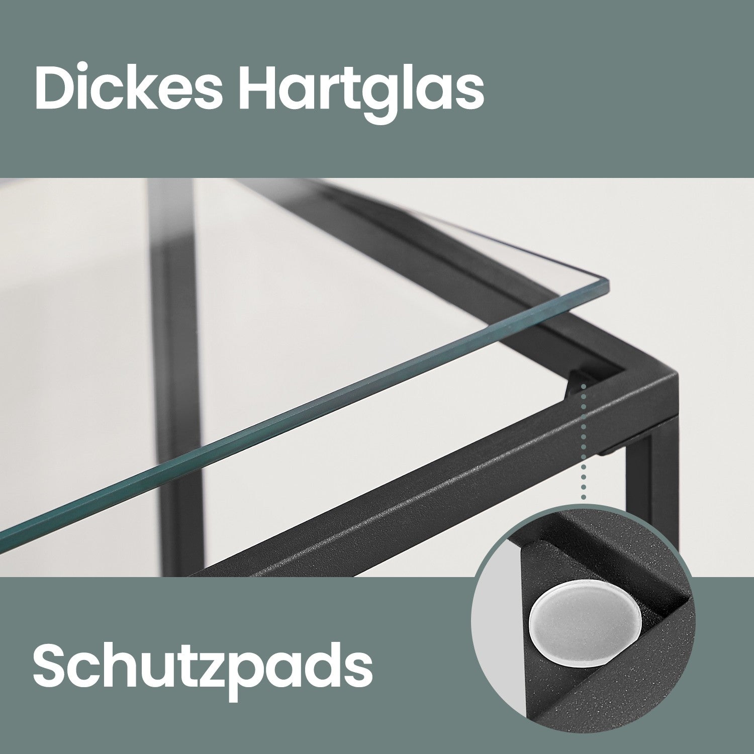 4 stufiges Regal, Badregal aus gehärtetem Glas, für Badezimmer