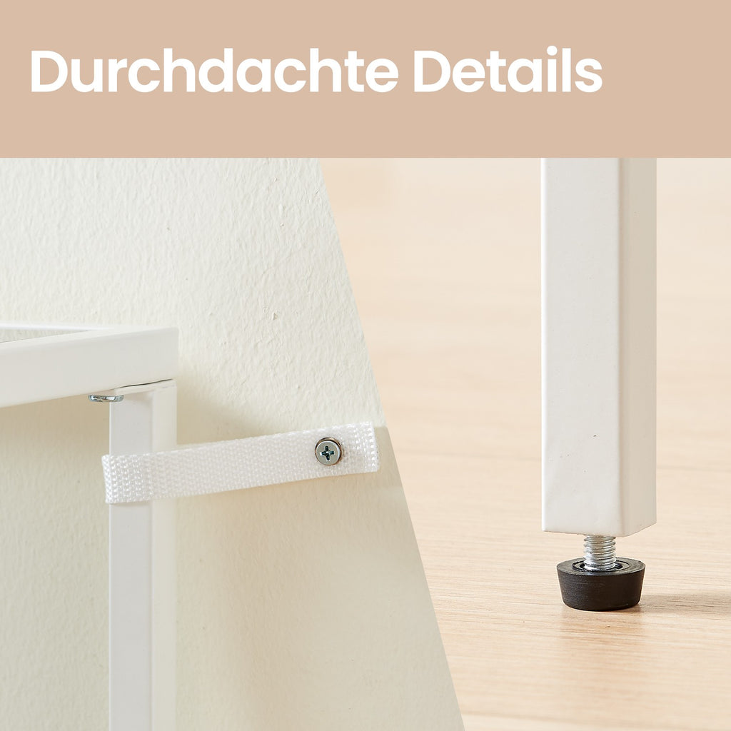 4 stufiges Regal, Badregal aus gehärtetem Glas, für Badezimmer