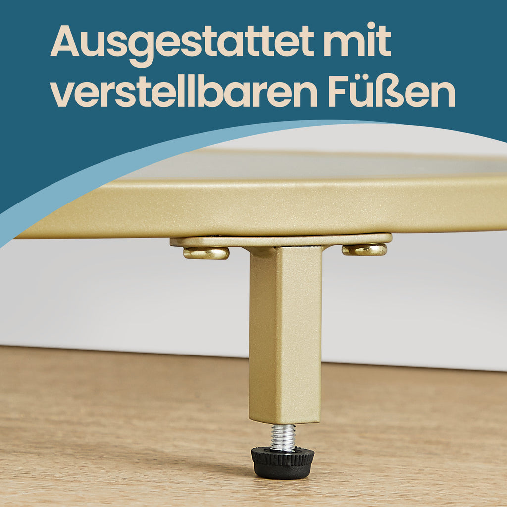 3-stufiges Eckregal, Bücherregal, Badezimmer-Organizer