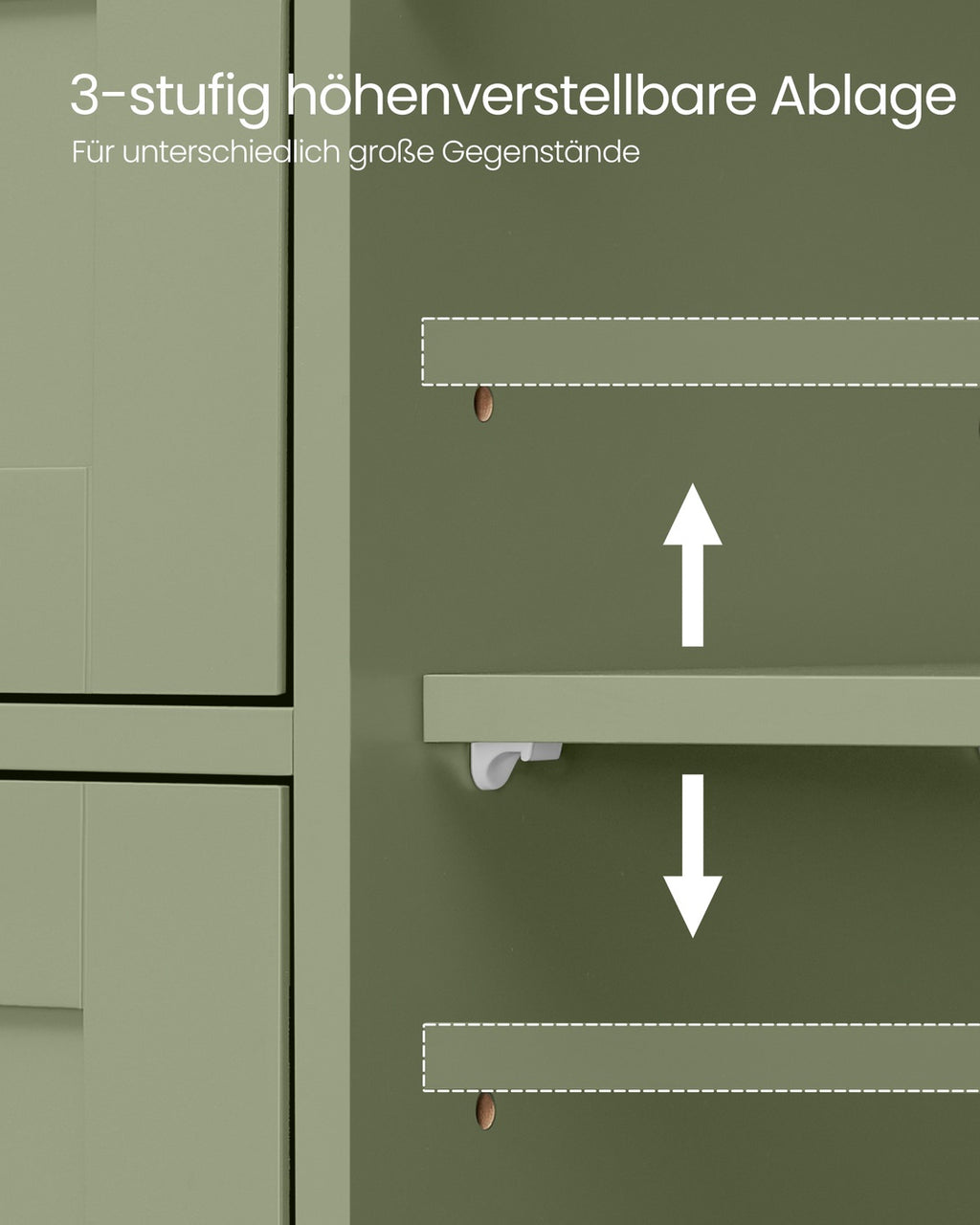 Badezimmerschrank 4 Schubladen 30 x 55 x 82 cm waldgrün