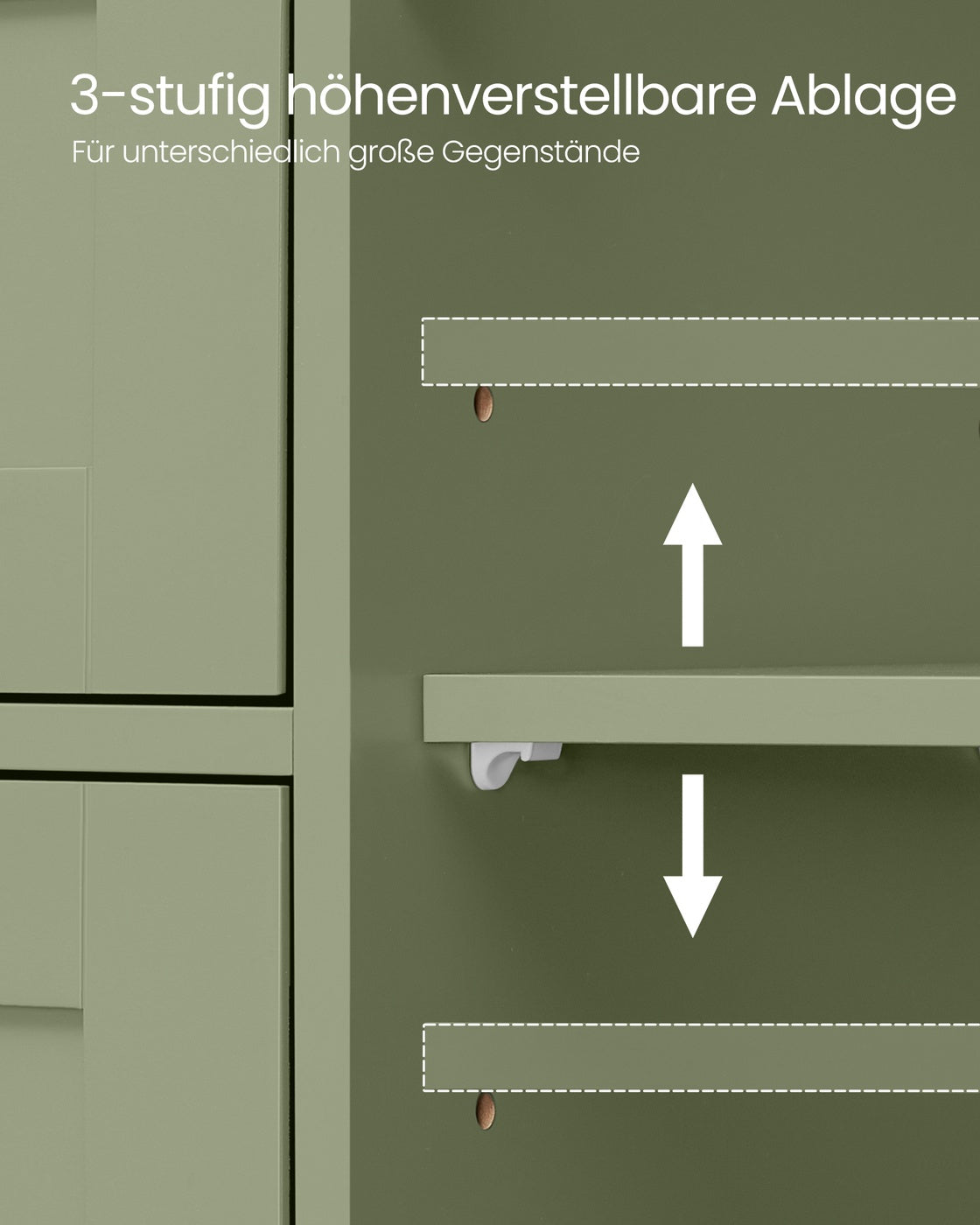 Badezimmerschrank 4 Schubladen 30 x 55 x 82 cm waldgrün