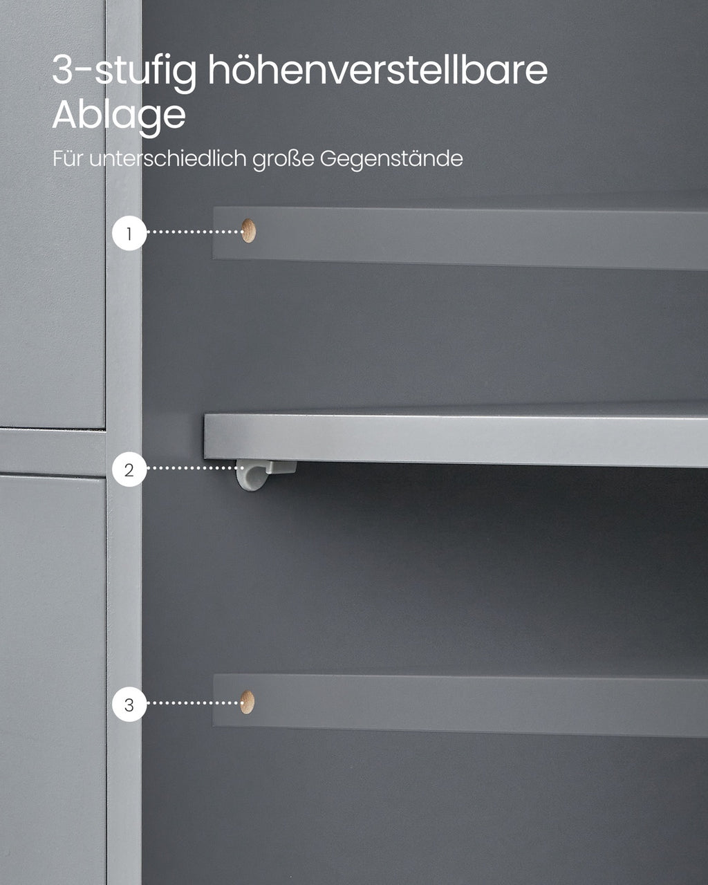 Badezimmerschrank mit 4 Schubladen