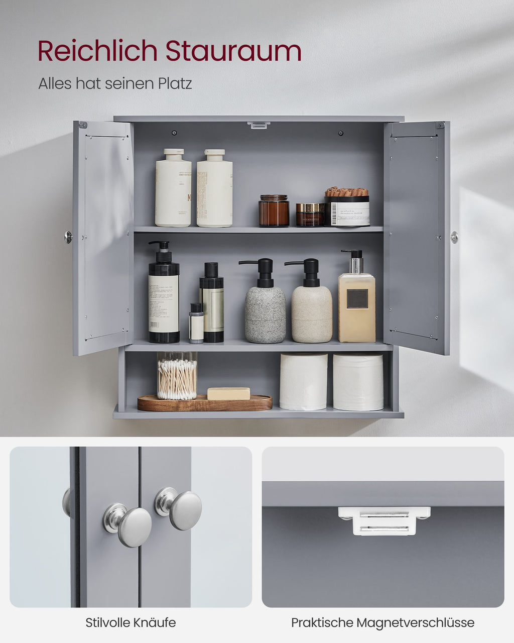 Spiegelschrank, Badschrank, Wandschrank
