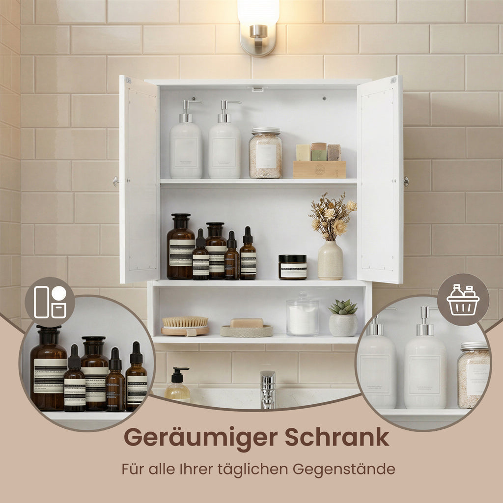 Spiegelschrank, Badschrank, Wandschrank,